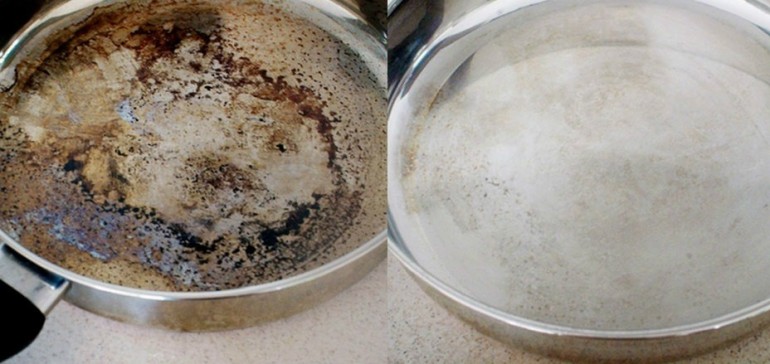 Pasta za čišćenje zagorele masnoće sa sudova.