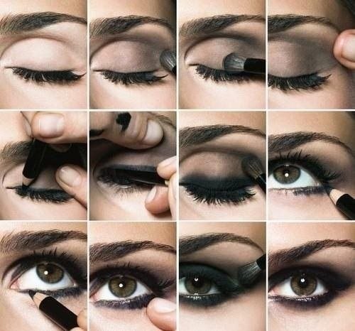 How to Smokey eyes (Gold and Black) | Smokey eye makeup 