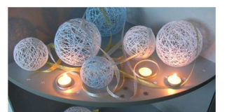 Ideja praznične dekoracije vaše kuće. Originalna novogodišnja lopta.