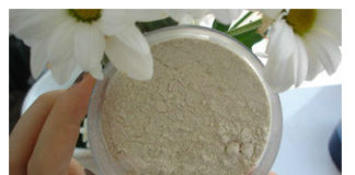 Prirodni puder za lice u prahu od ovsenih pahuljica. Napravite sami.