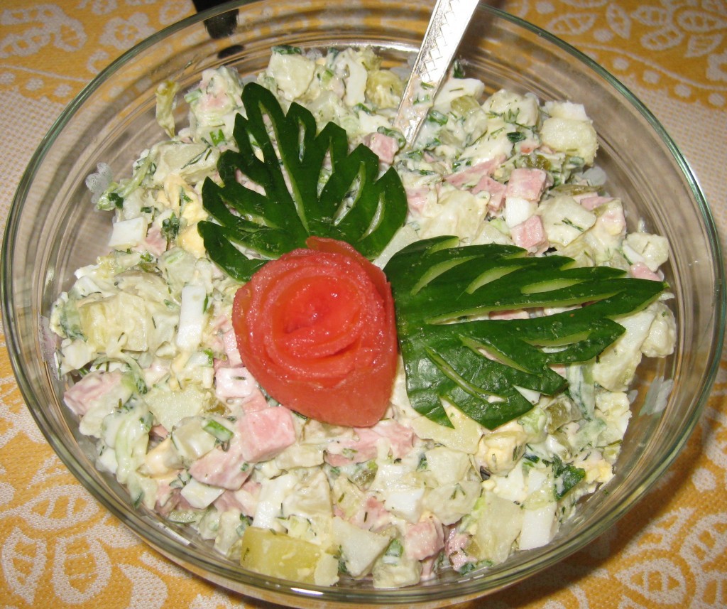Ruska salata. Recept: