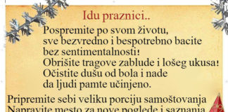 Idu praznici.. Pospremite po svom životu!