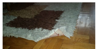 Kako ispraviti uvrnuti kraj tepiha