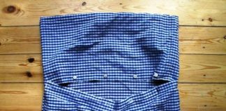 Dekorativna jastučnica od stare muške košulje. Napravite sami.