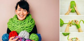 Kako isplesti unikatni šal za samo 30 minuta. Fenomenalno!