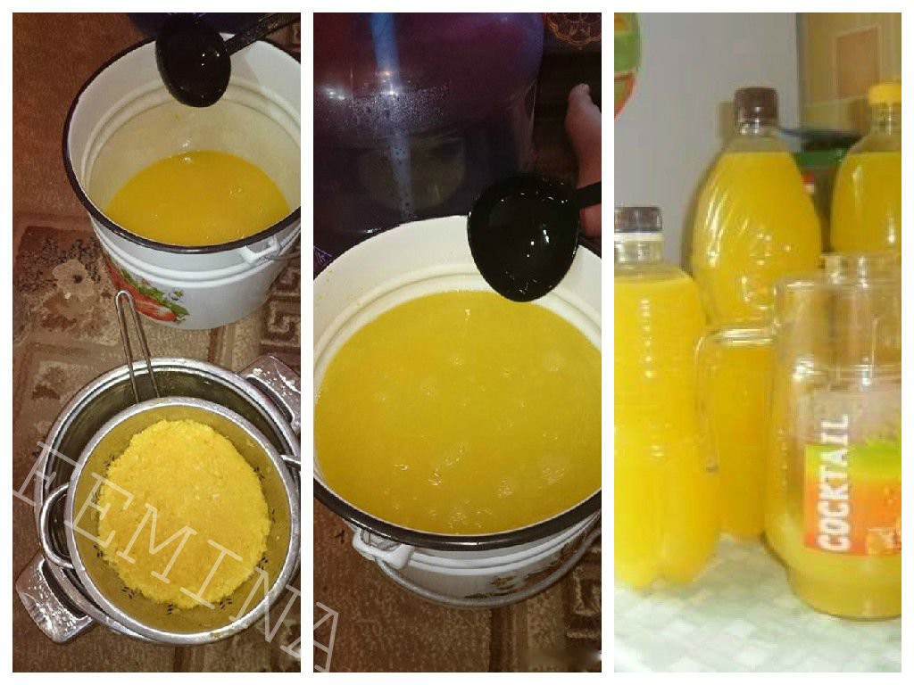 prirodni sok od narandže. Od 4 narandže - 9 litara soka