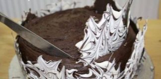 Kako lako pretvoriti običnu tortu u prazničnu. Ukras Čokoladni dvorac