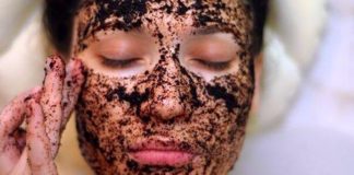 Piling maska za lice od kafe