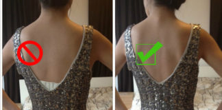 Kako napraviti grudnjak za haljinu bez leđa