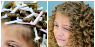 Napravite lokne uz pomoć slamčica za piće