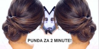 Originalna punđa za 2 minute: i za svaki dan i za svečane prilike