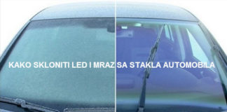 Kako brzo odmrznuti stakla na automobilu