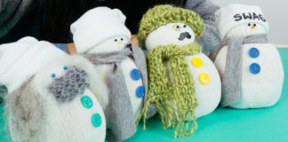 Sneško Belić od čarape: Napravite same deo zimske čarolije.