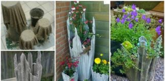 Originalni ukras za vaše dvorište: saksija od starog peškira.