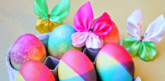 Kako ofarbati jaja u dugine boje: 2 originalna načina.