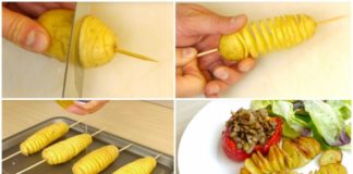 Krompir na štapićima za ražnjiće. Originalni način pripreme krompira.