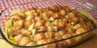 Pileći rolatići punjeni sirom