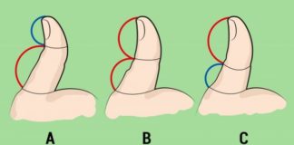 Pogledajte svoj palac na ruci. Kakav je?
