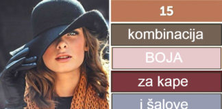 15 kombinacija boja za kape i šalove.