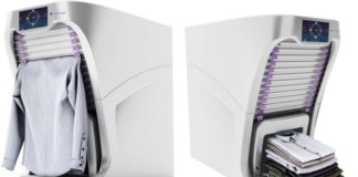 Mašina koji suši, pegla i slaže čist veš!