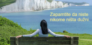 Dužni ste samo sebi!
