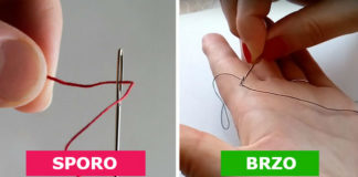 Kako najlakše uvući konac u iglu