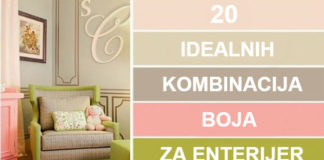 Dvadeset kombinacija boja za enterijer