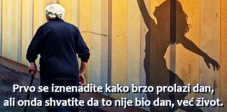 Starost… Prići će nam iznenada, s leđa