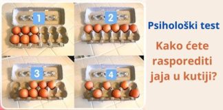 Kako biste rasporedili jaja? Test koji otkriva osobine vašeg karaktera